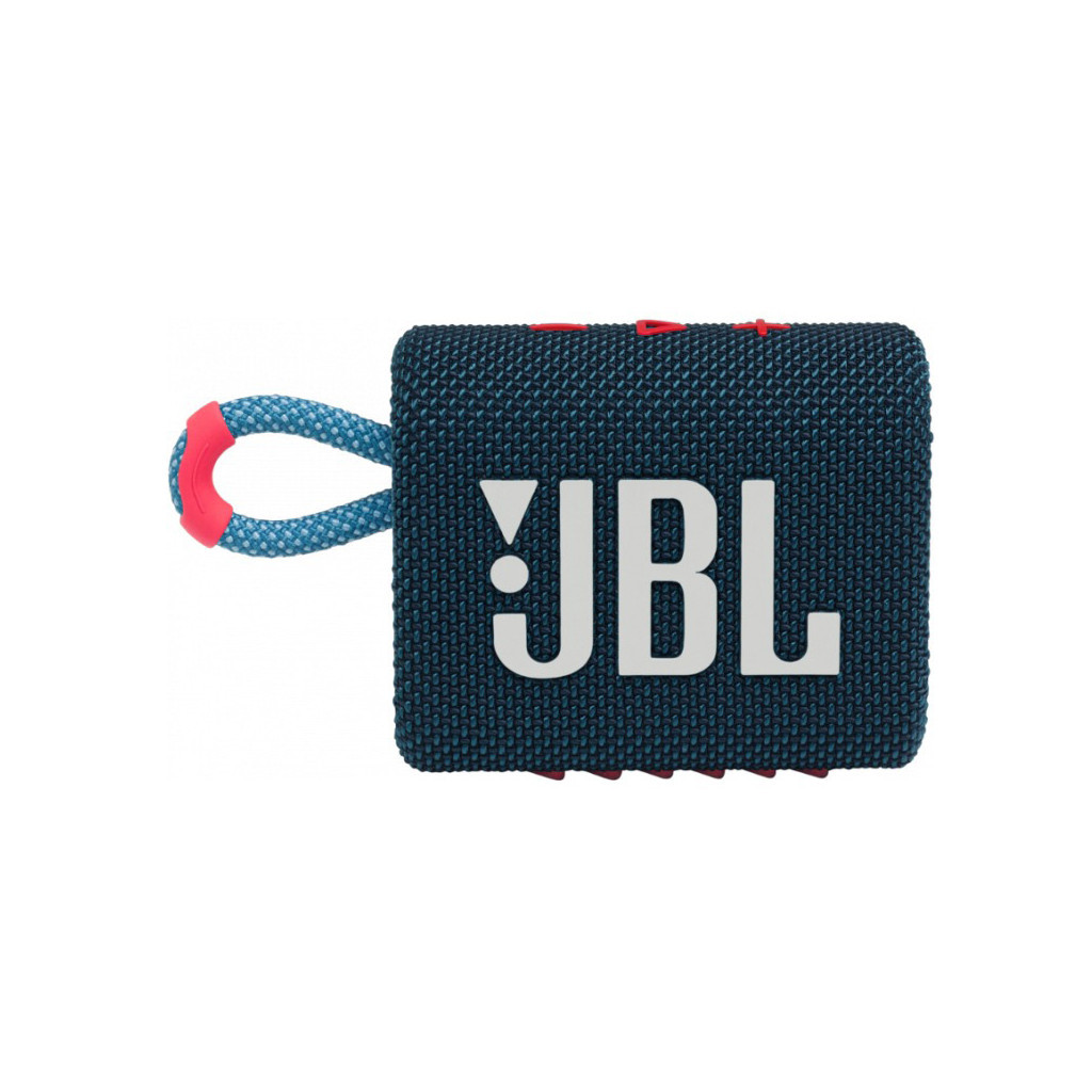Акустична система JBL Go 3 Blue Coral (JBLGO3BLUP) - зображення 1