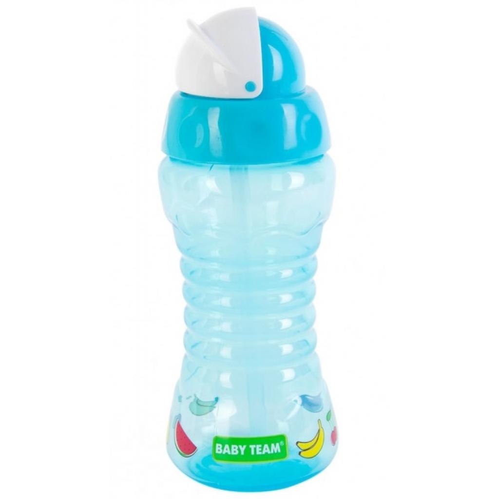 Поїльник-непроливайка Baby Team 300 мл блакитний (5005_блакитний) - зображення 1