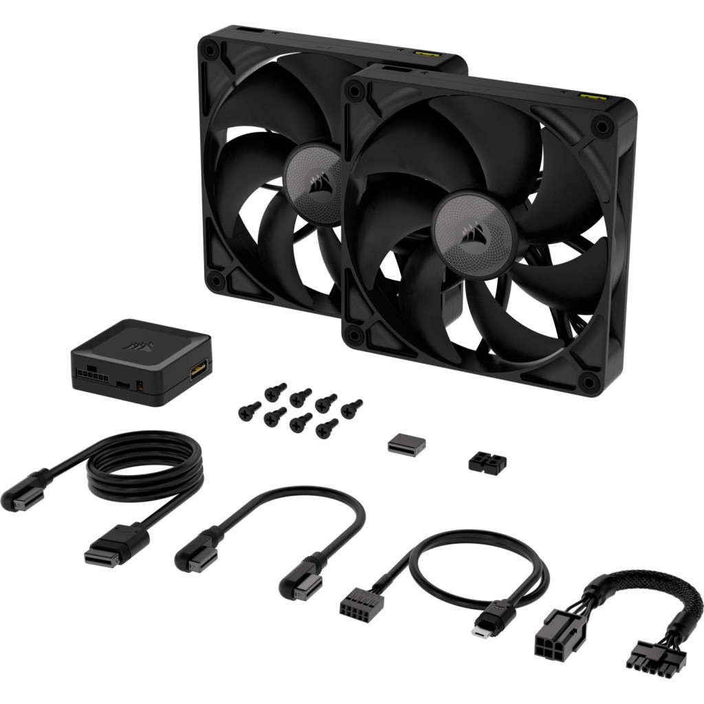 Кулер до корпусу Corsair iCUE Link RX140 PWM Dual Pack (CO-9051012-WW) - зображення 6