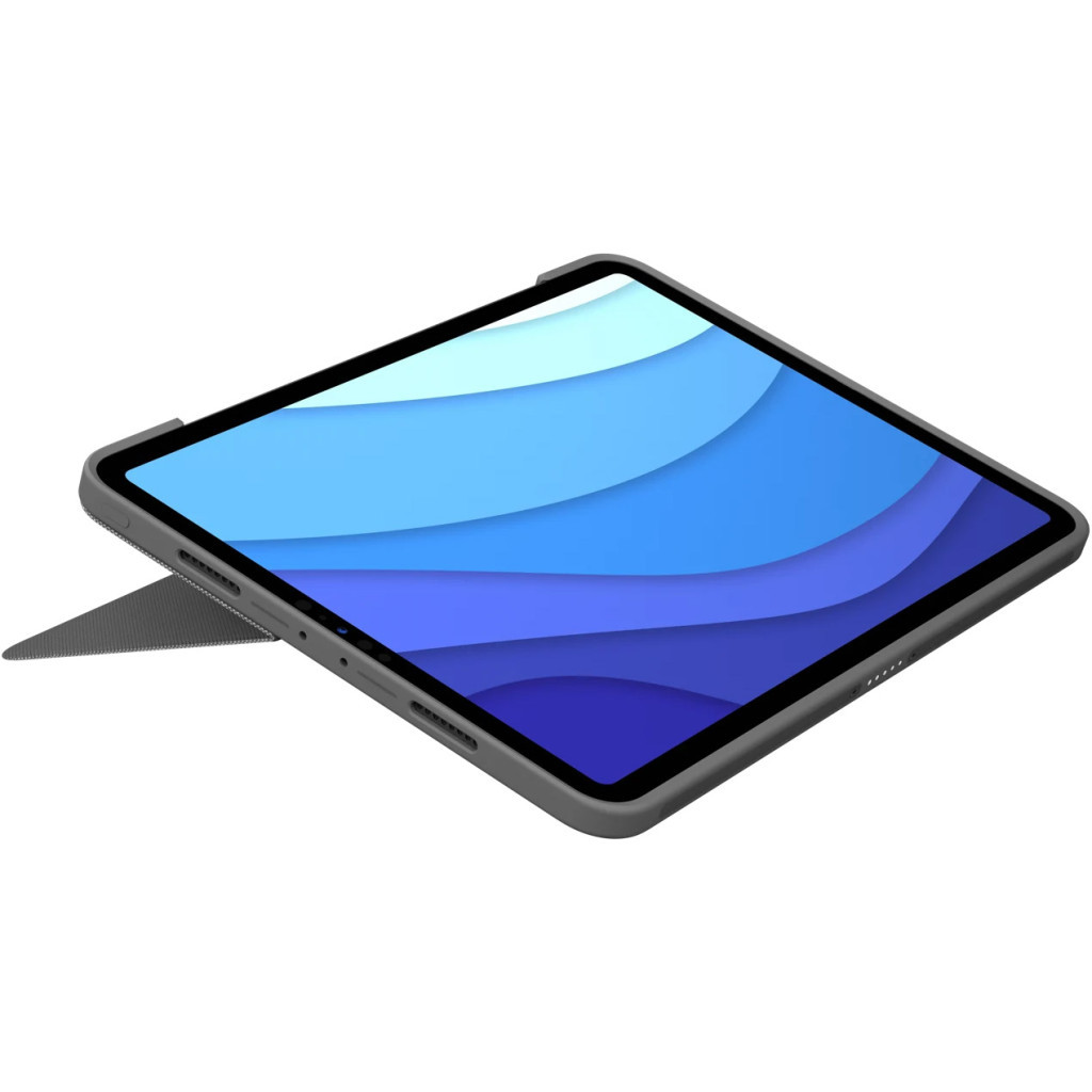 Чохол до планшета Logitech Combo Touch for iPad Pro 12.9-inch (5th generation) - GREY - UK (L920-010214) - зображення 4