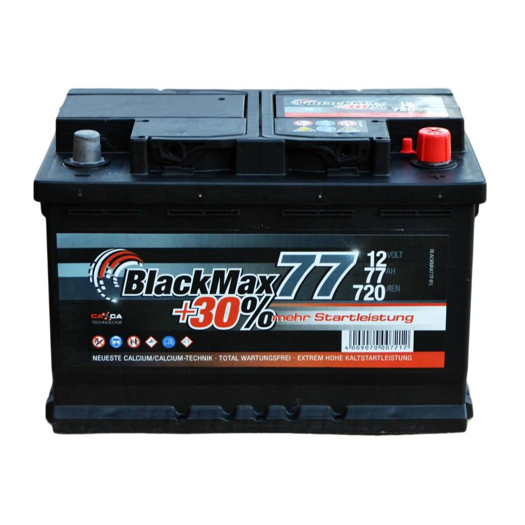 Акумулятор автомобільний BlackMax 77А (B5008) - зображення 1