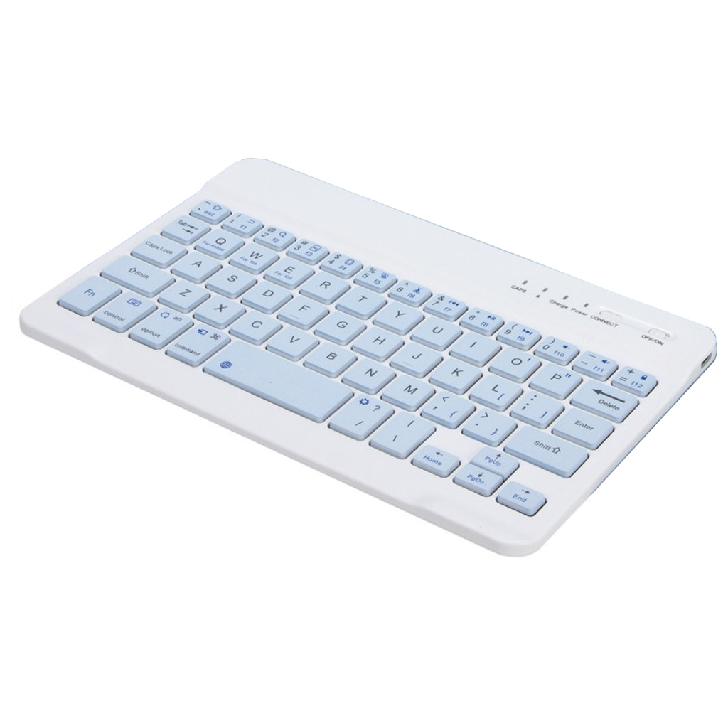 Клавіатура BeCover Bluetooth UA Light Blue (713410) - зображення 3