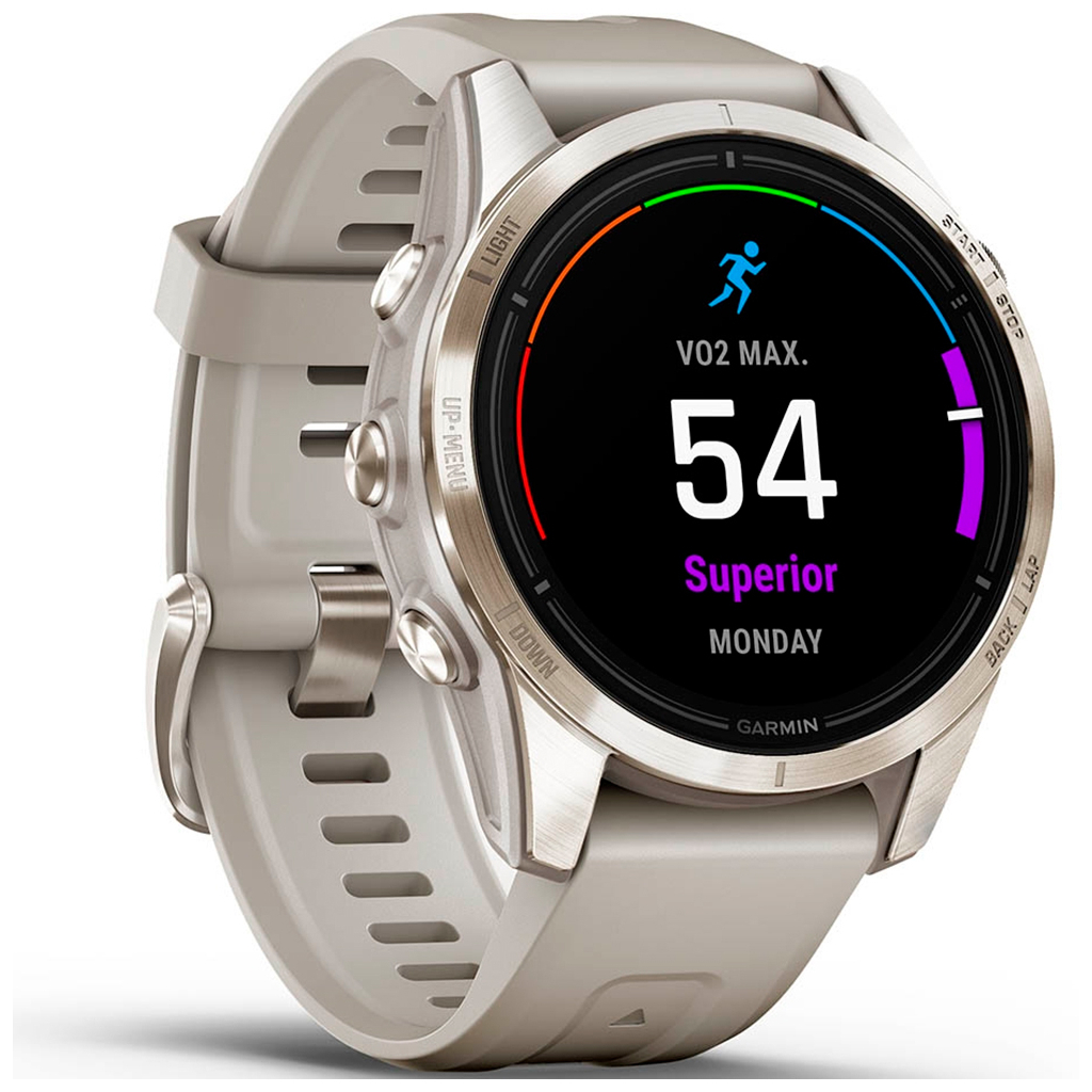 Смарт-годинник Garmin EPIX PRO (g2), 42mm, Saph, Soft Gold SS, Lt. Sand, GPS смарт (010-02802-11) - зображення 3