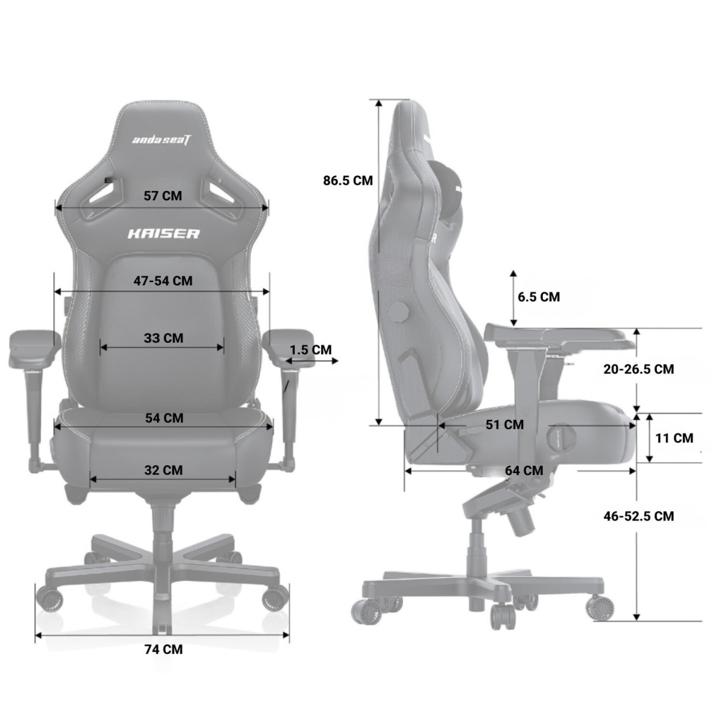 Крісло ігрове Anda Seat Kaiser 4 PVC Size XL Pink (AD12YDDC-XLL-20-P-PV/C) - зображення 9