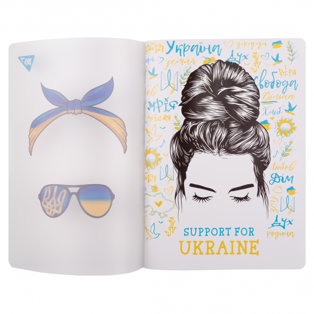 Зошит Yes А5 Freedom пластикова обкладинка 70 аркушів, клітинка (681860) - зображення 2