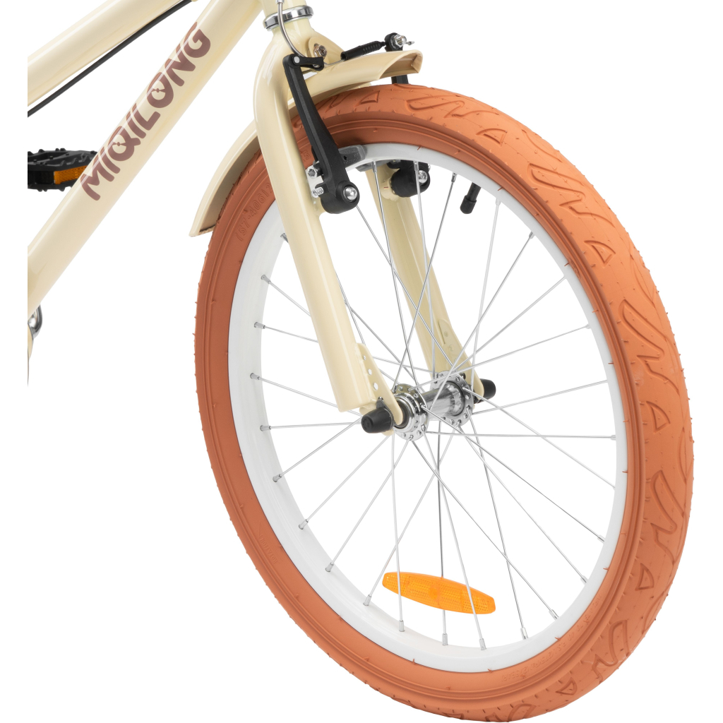 Дитячий велосипед Miqilong RM 20" бежевий (RBB-RM20-BEIGE) - зображення 9