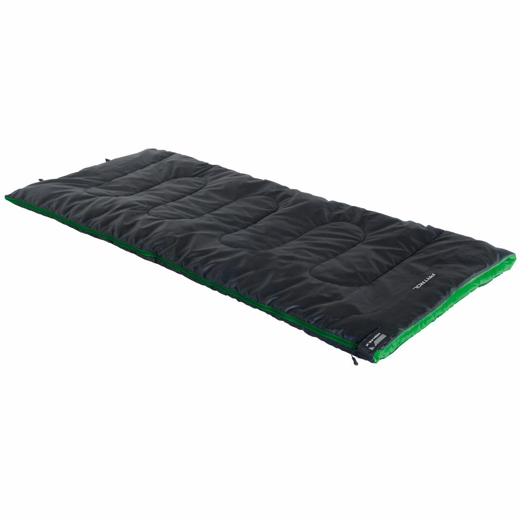 Спальний мішок High Peak Patrol/+7°C (Left) Black/green (922676) - зображення 1