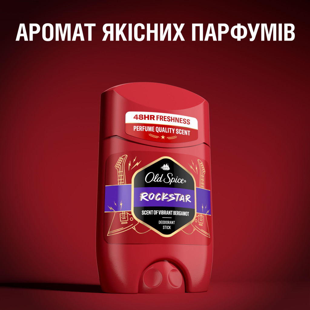 Дезодорант Old Spice Rockstar 50 мл (8700216203906) - зображення 7