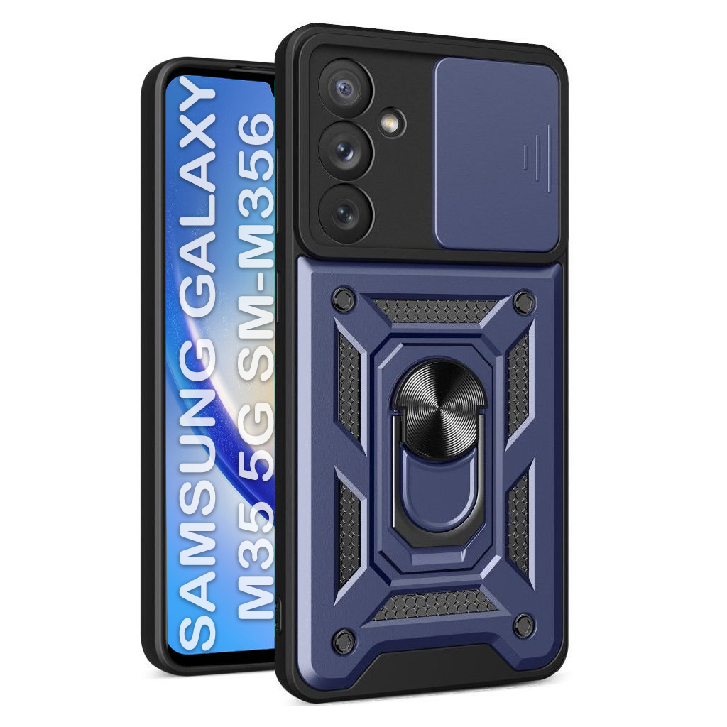 Чохол до мобільного телефона BeCover Military Samsung Galaxy M35 5G SM-M356 Blue (711542) - зображення 1
