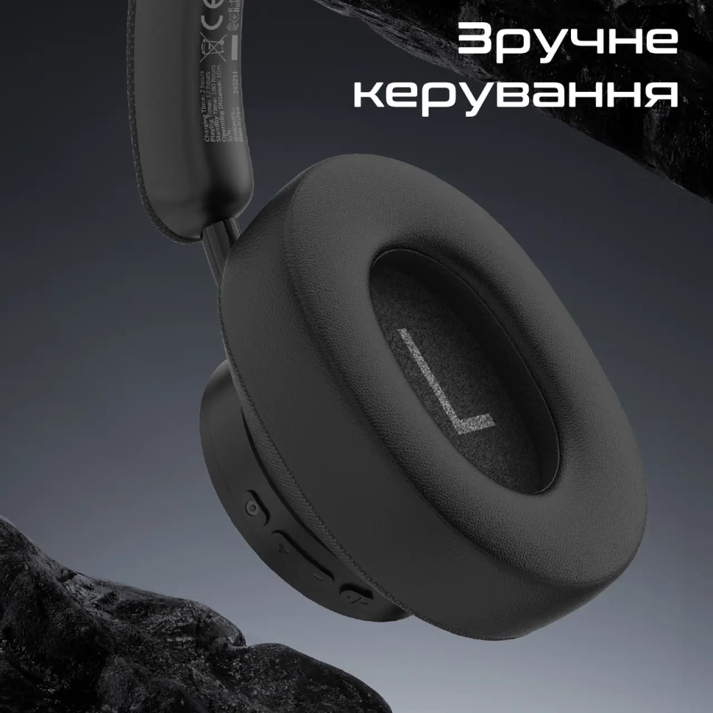 Навушники Promate Takt Black (takt.black) - зображення 9