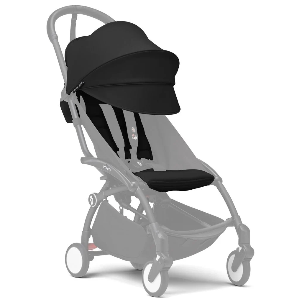 Набір текстилю для коляски Stokke YOYO 6+ чорний (Black) (646403) - зображення 2