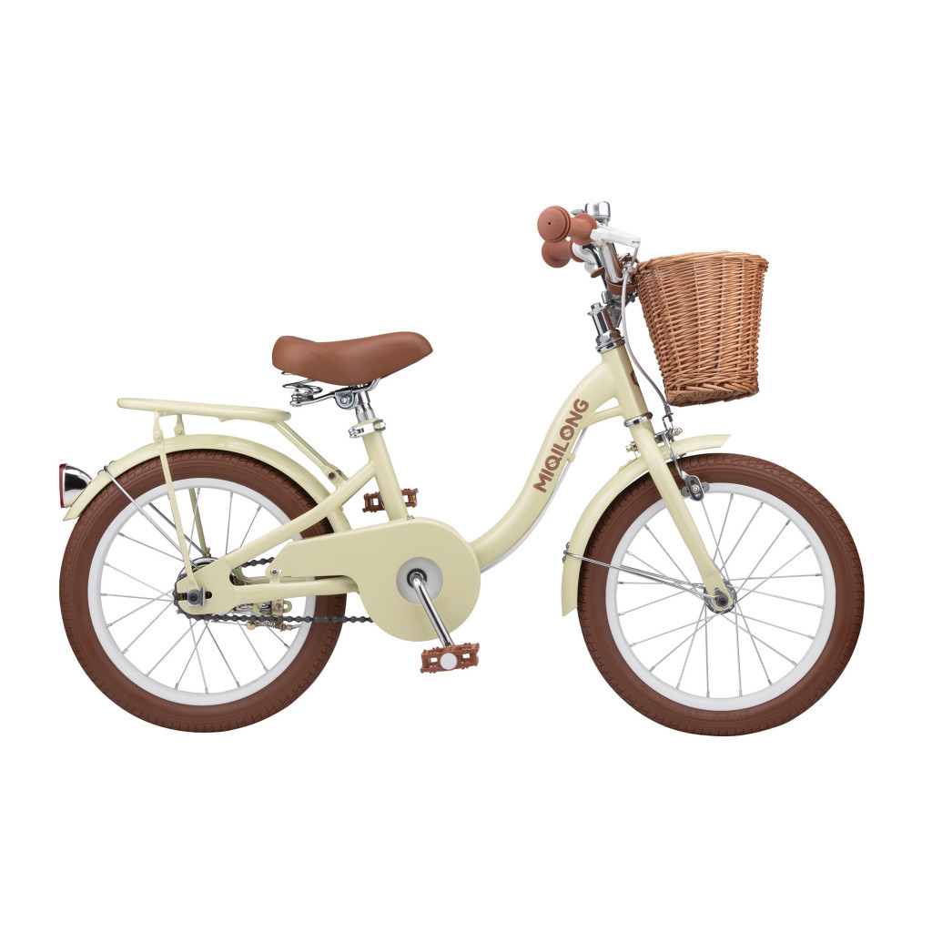 Дитячий велосипед Miqilong LS 16" бежевий (RBB-LS16-BEIGE) - зображення 4