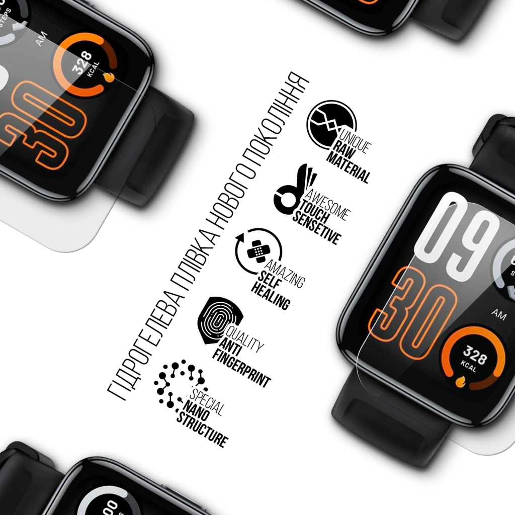 Плівка захисна Armorstandart Realme Watch 3 Pro 6 pcs (ARM64722) - зображення 2