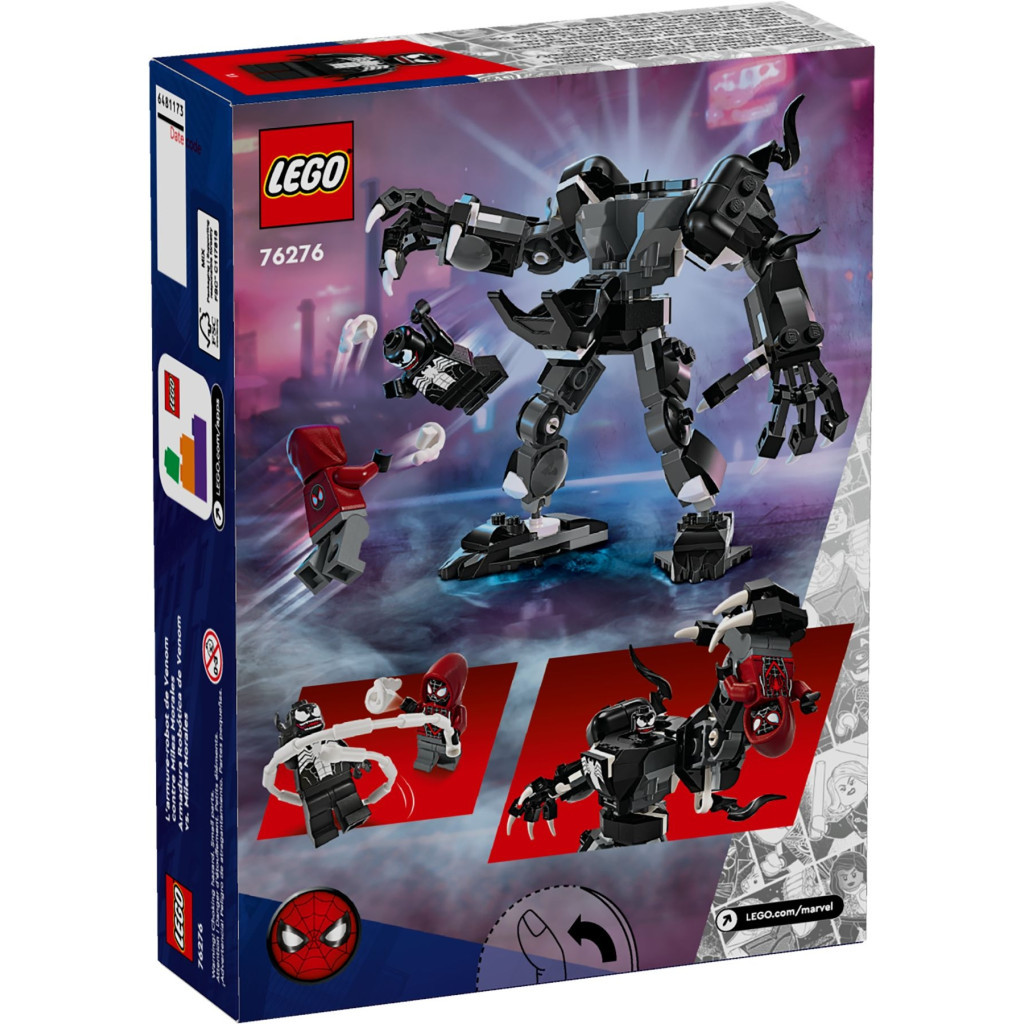Конструктор LEGO Super Heroes Робот Венома vs. Майлз Моралез 134 деталей (76276) - зображення 5