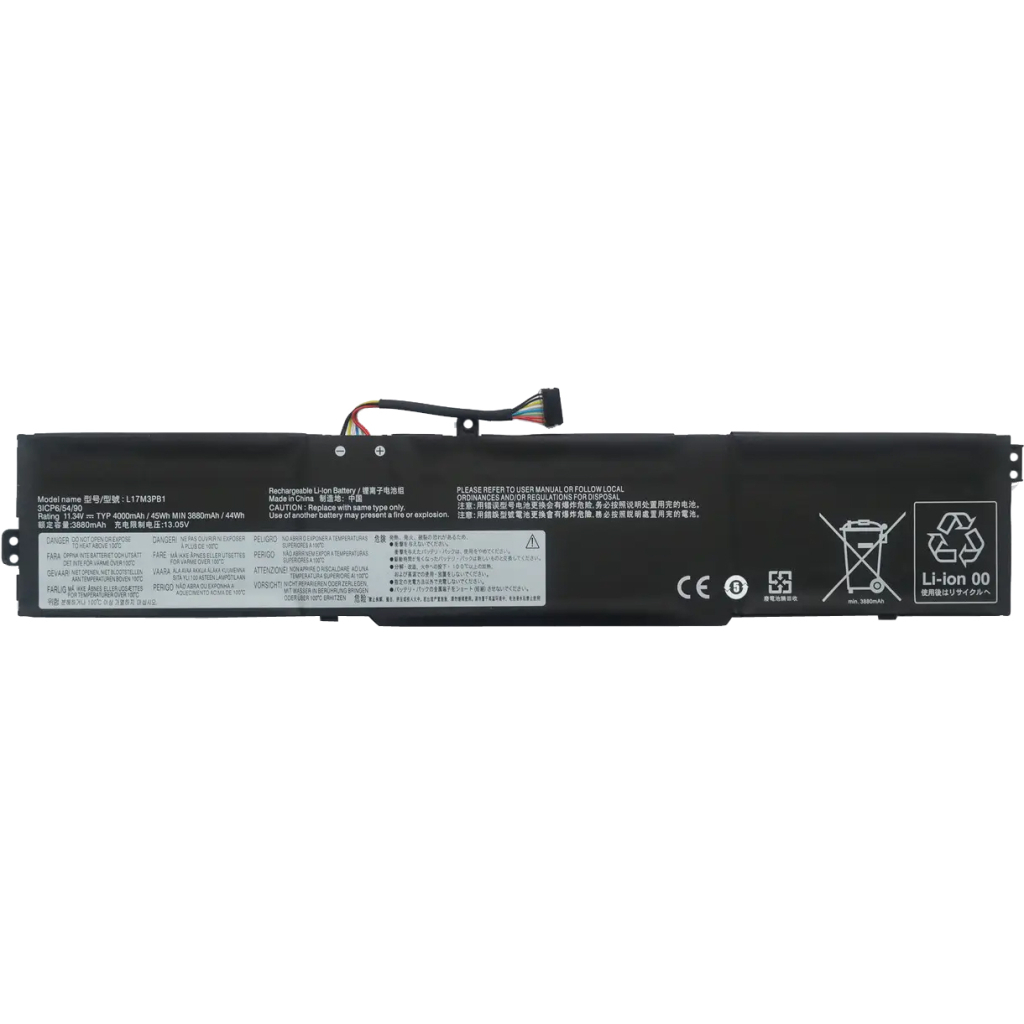 Акумулятор до ноутбука AlSoft Lenovo IdeaPad 330-15 L17M3PB1, 4000mAh (45Wh), 3cell, 11.34V, Li-ion (A47777) - зображення 1