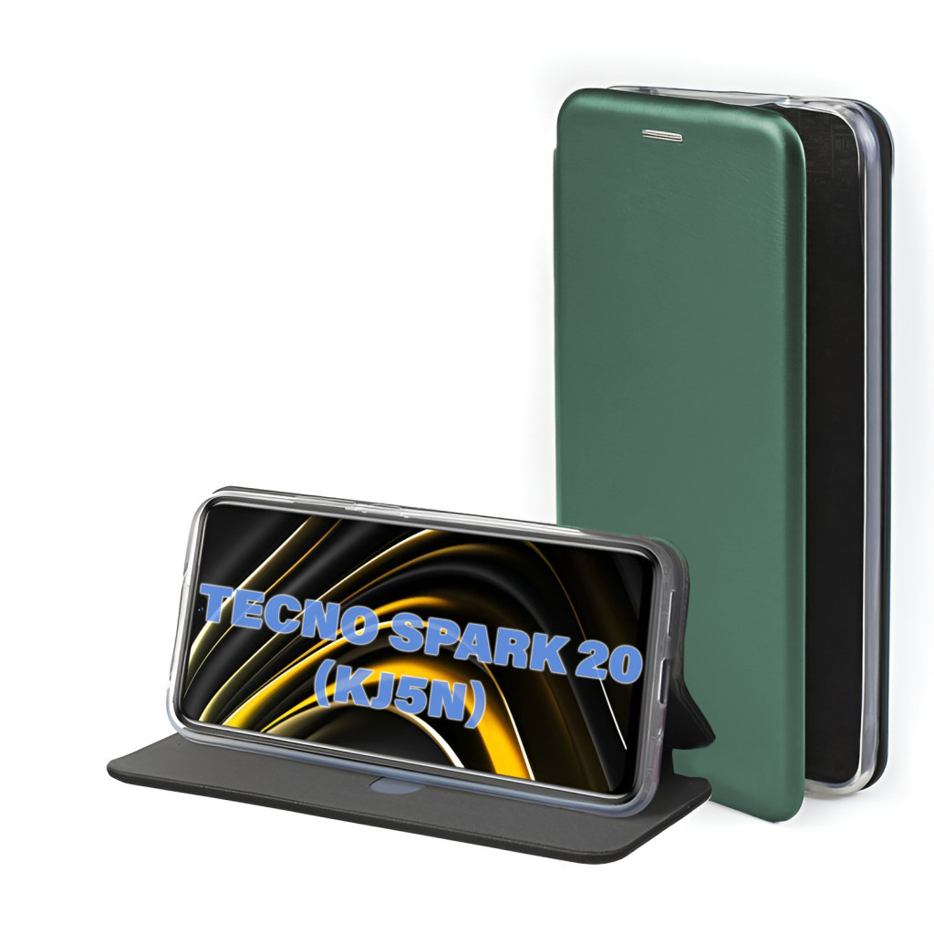 Чохол до мобільного телефона BeCover Exclusive Tecno Spark 20 (KJ5n) Dark Green (711242) - зображення 1