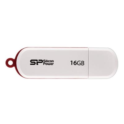 USB флеш накопичувач Silicon Power 16GB LuxMini 320 White USB 2.0 (SP016GBUF2320N1W) - зображення 1