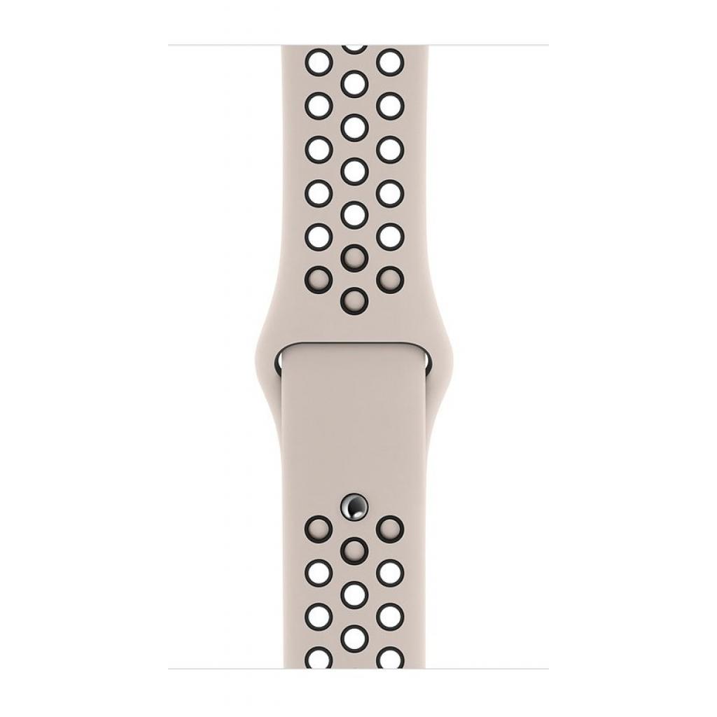 Ремінець до смарт-годинника Apple 44mm Desert Sand/Black Nike Sport Band – S/M & M/L (MWUD2ZM/A) - зображення 1