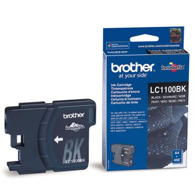 Картридж Brother DCP-385/6690,MFC990CW black (LC1100BK) - зображення 1