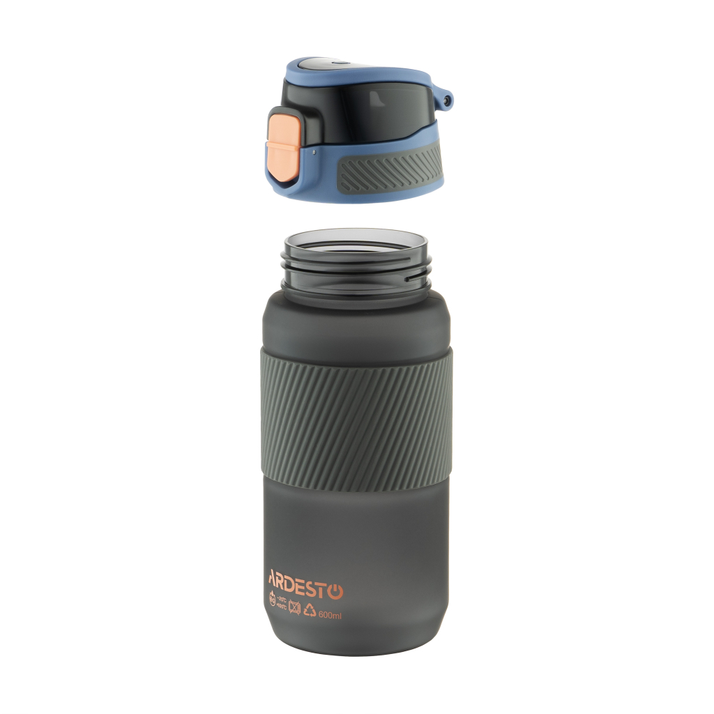 Пляшка для води Ardesto Spring 600мл чорний (AR2260SB) - зображення 6