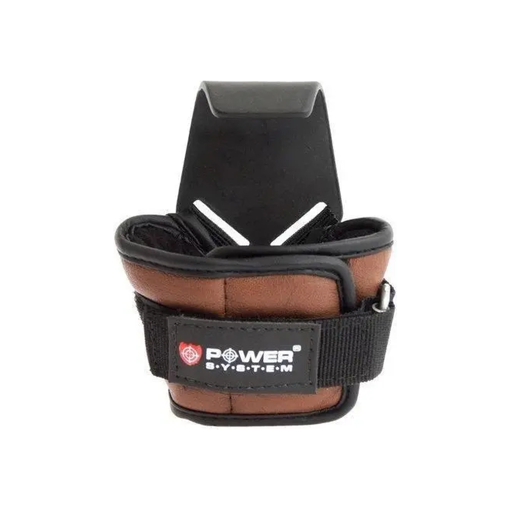 Гаки для тяги на зап'ястя Power System PS-3300 Hooks Brown XL (PS-3300_XL_Brown) - изображение 3