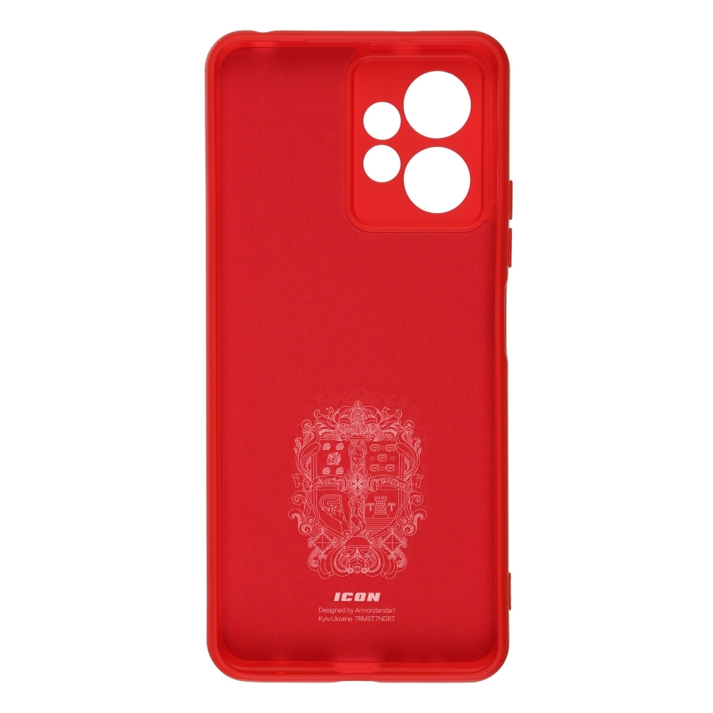 Чохол до мобільного телефона Armorstandart ICON Case Xiaomi Redmi Note 12 4G Camera cover Red (ARM67703) - зображення 2