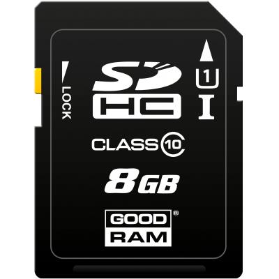 Карта пам'яті Goodram 8GB SDHC Class 10 UHS-I (S1A0-0080R11) - зображення 1