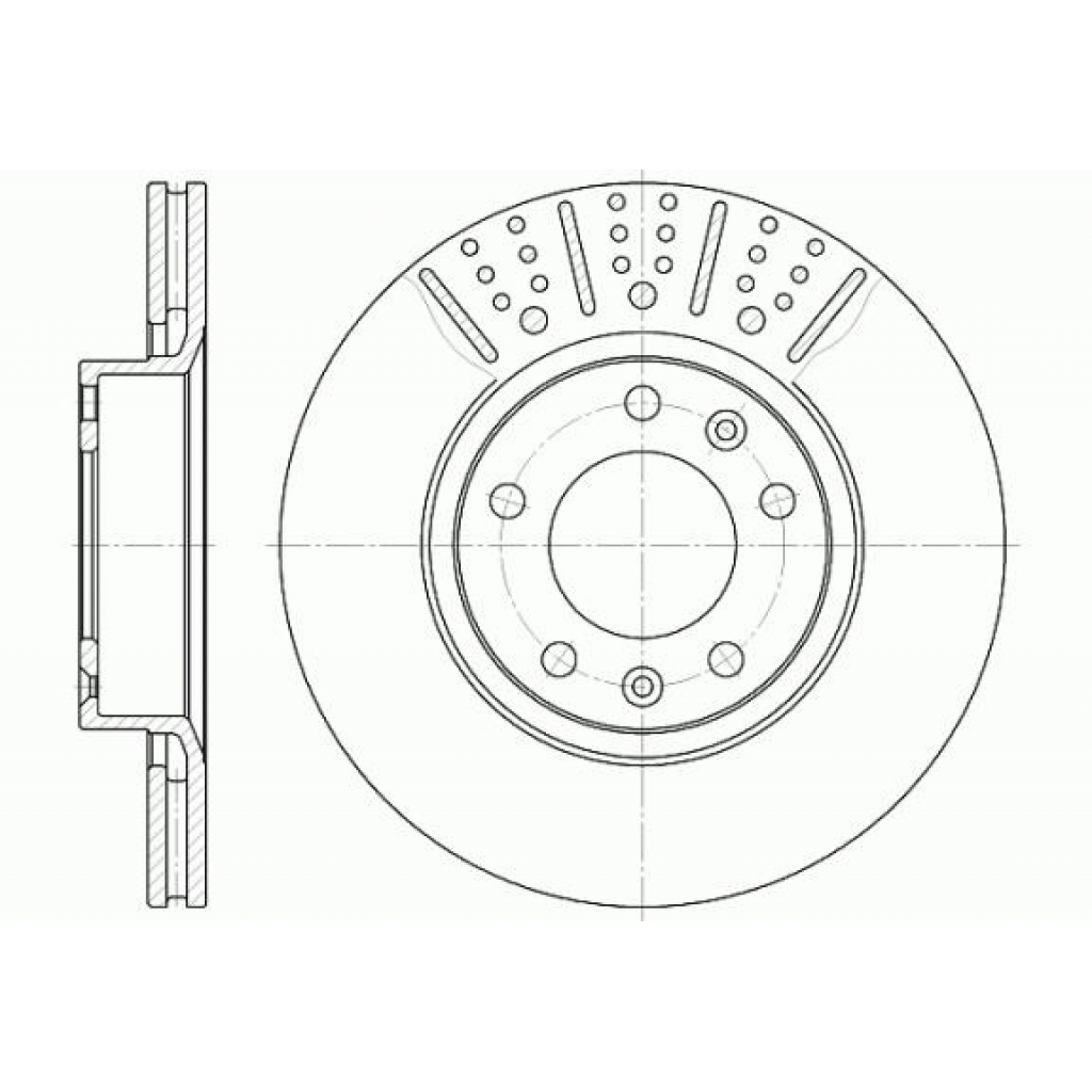 Гальмівний диск REMSA 6265.10 - зображення 1