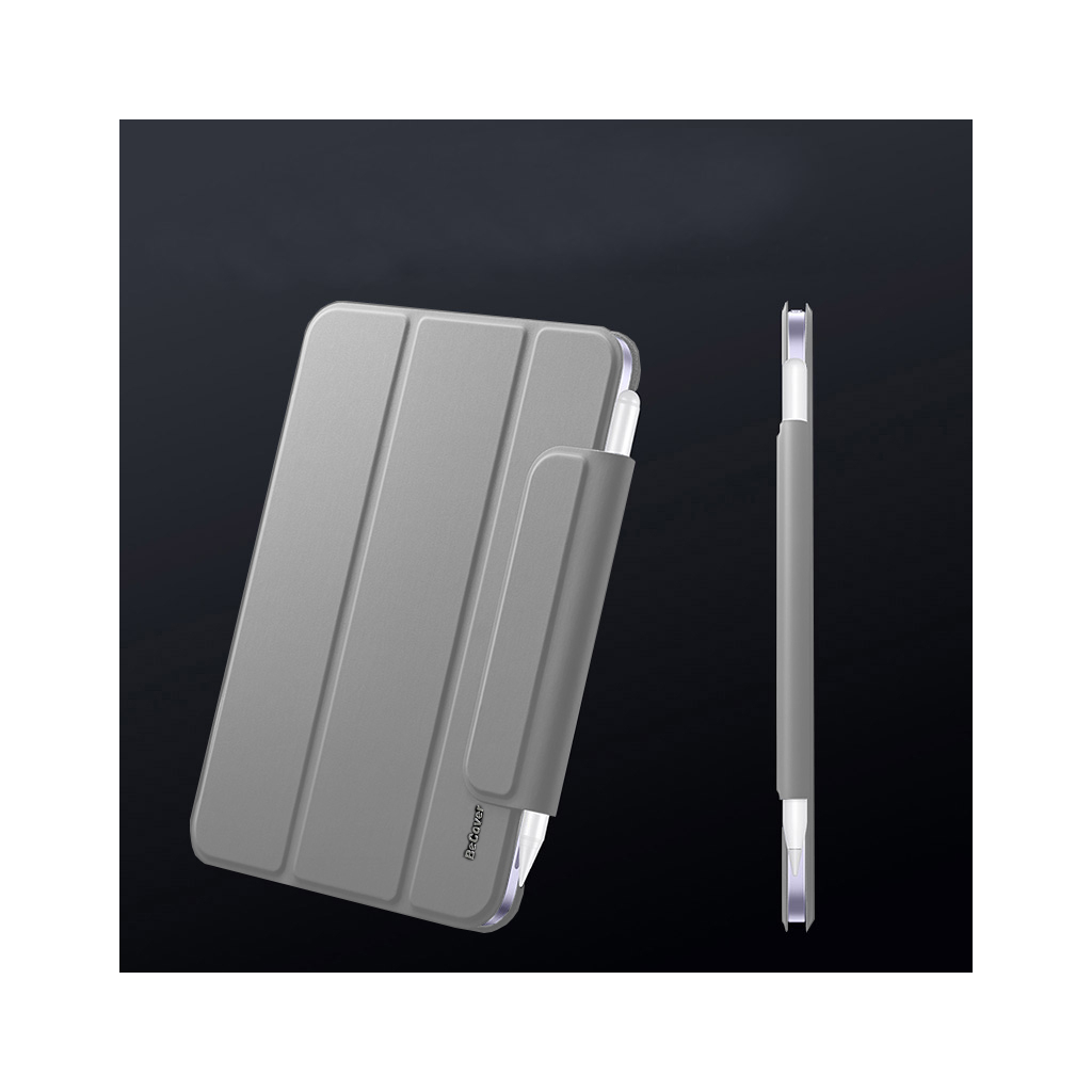 Чохол до планшета BeCover Magnetic Buckle Apple iPad mini 6 2021 Gray (706827) - зображення 4
