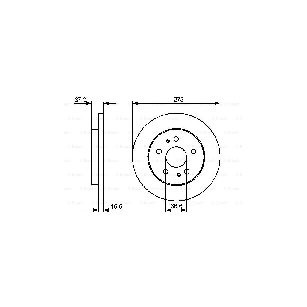 Гальмівний диск Bosch 0 986 479 432 - зображення 3