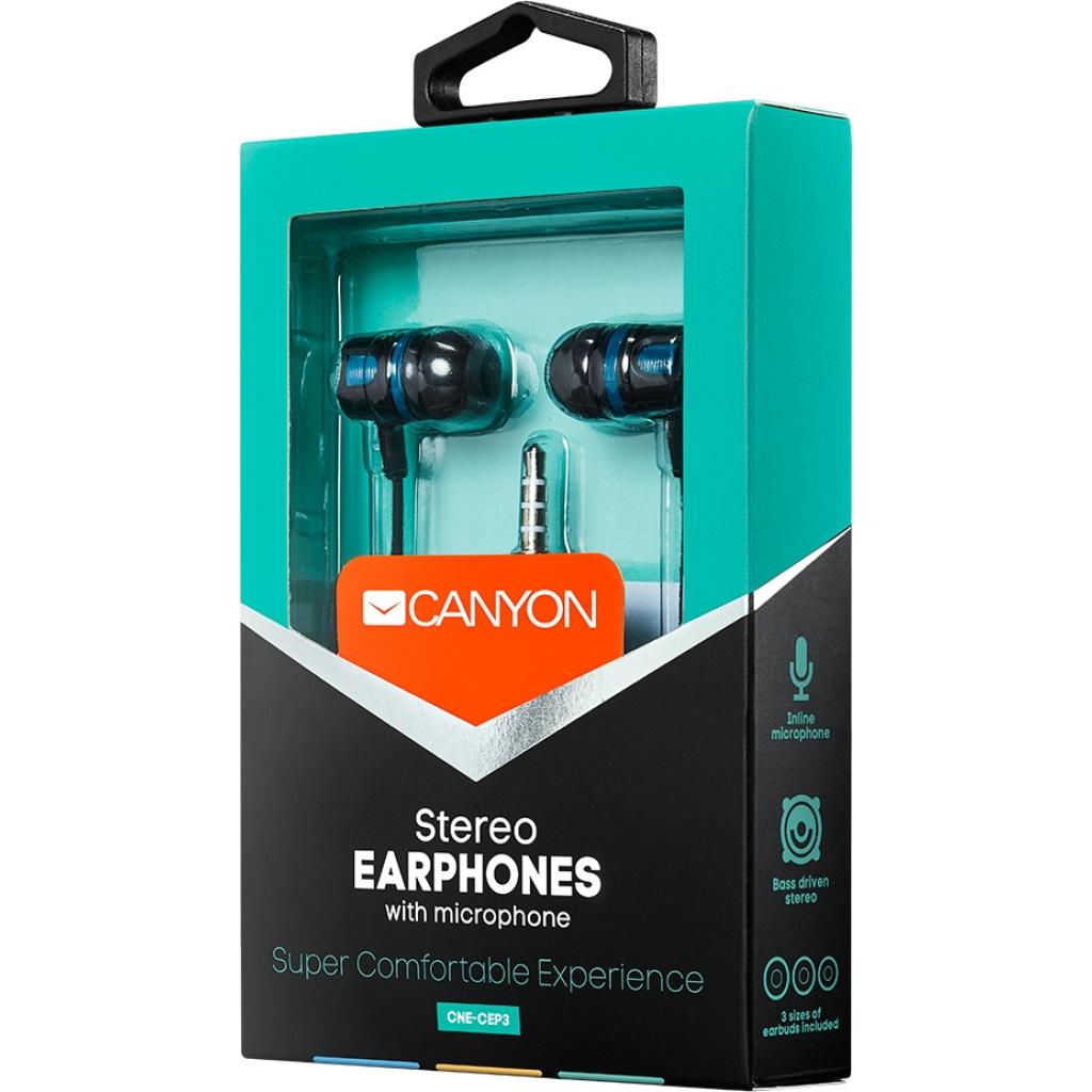 Навушники Canyon CNE-CEP3G Green (CNE-CEP3G) - зображення 4