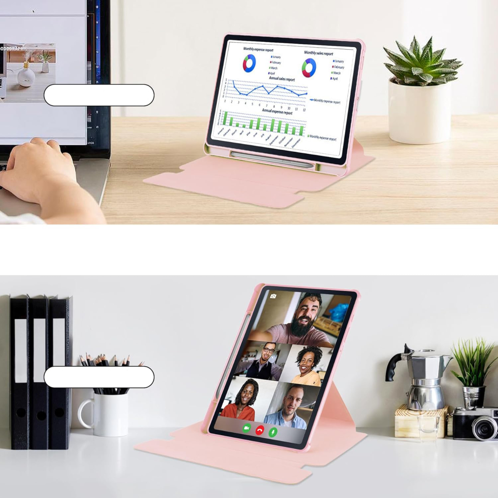 Чохол до планшета BeCover 360° Rotatable + Keyboard Samsung Tab S6 Lite (2024) 10.4" P620/P625/P627 Pink (712591) - зображення 7