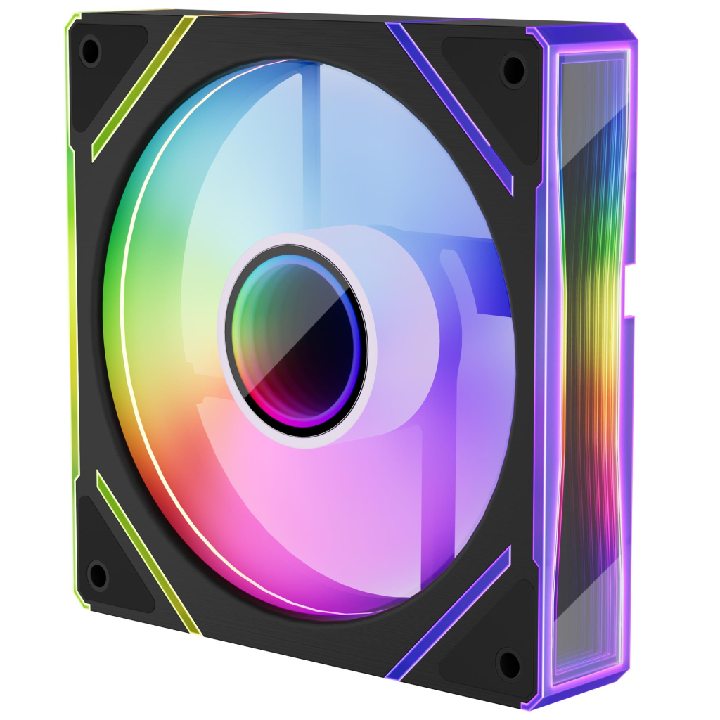 Кулер до корпусу 1stPlayer FC7 Black (FC7-BK-1IN1) - зображення 2