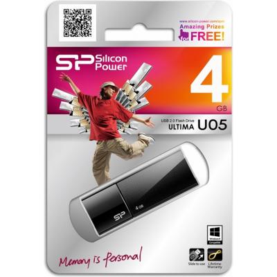 USB флеш накопичувач Silicon Power 4GB Ultima U05 USB 2.0 (SP004GBUF2U05V1K) - зображення 4