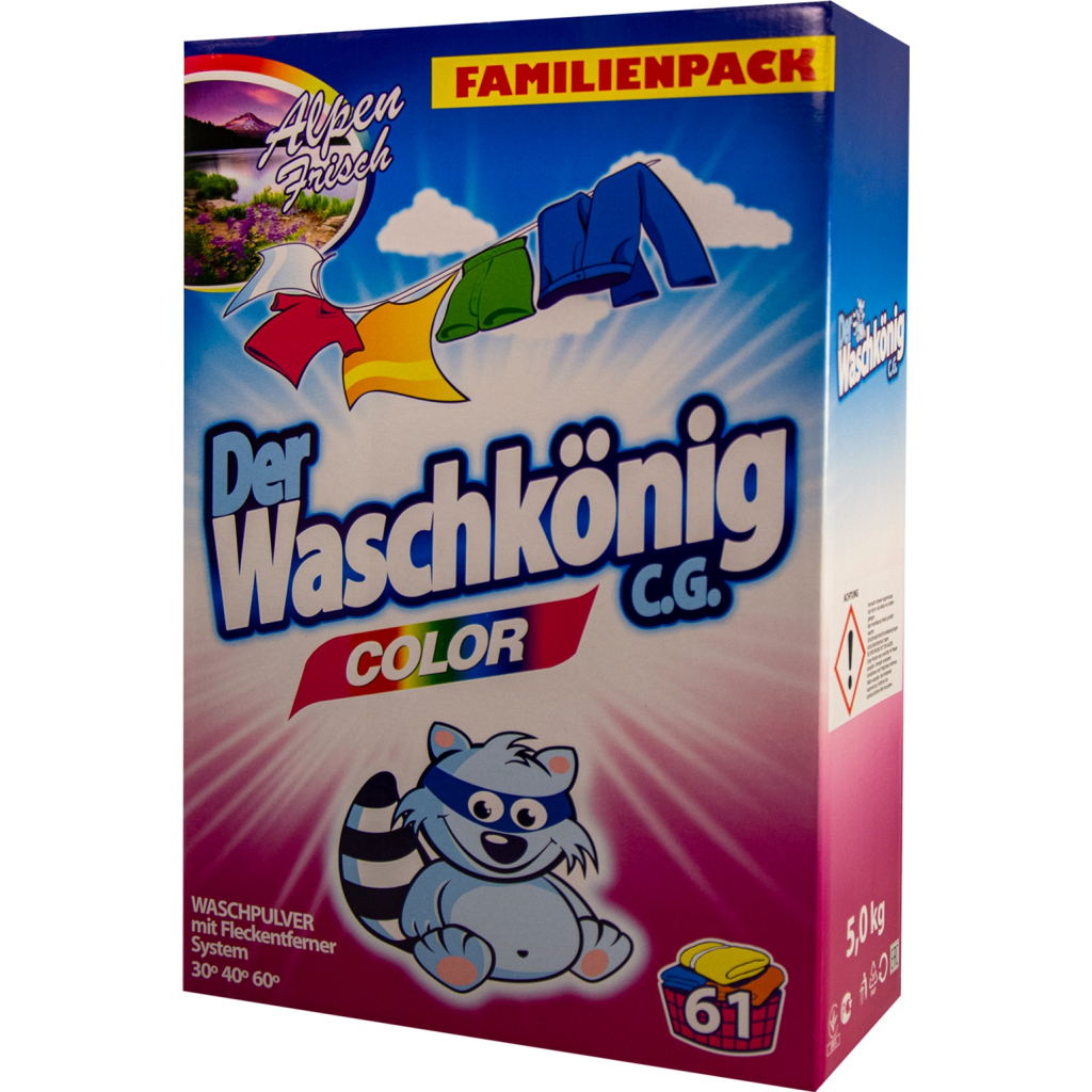 Пральний порошок Waschkonig Color 5 кг (4260353550355) - зображення 1