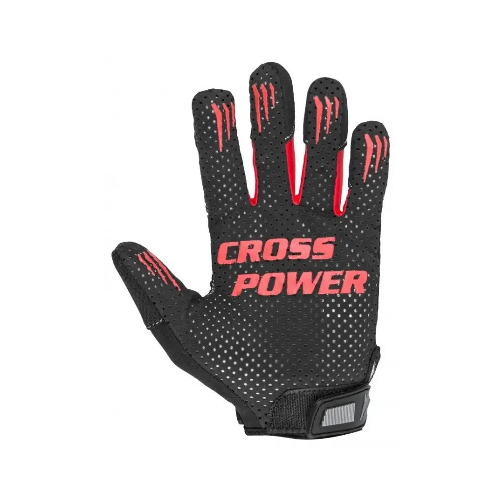 Рукавички для фітнесу Power System Cross Power PS-2860 Black/Red XL (PS-2860_XL_Black-red) - изображение 4