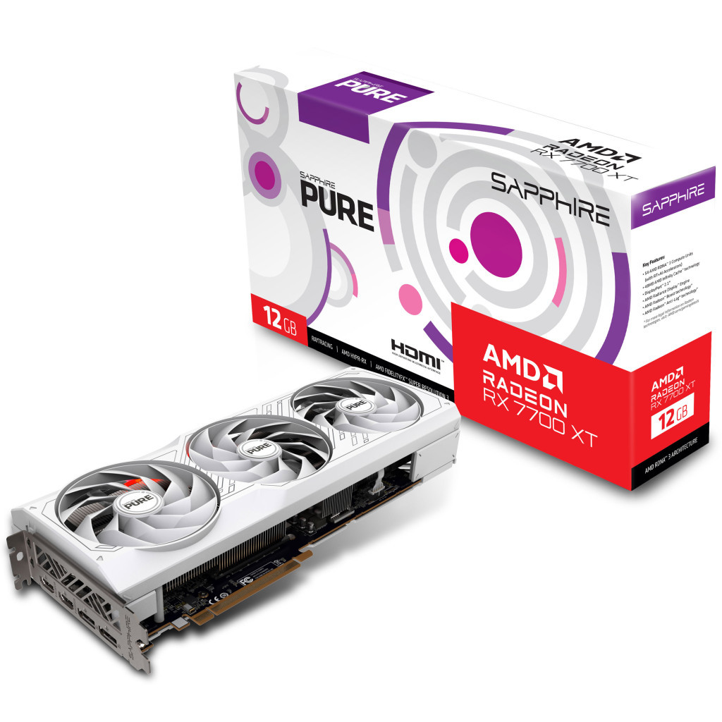 Відеокарта Sapphire Radeon RX 7700 XT 12GB PURE (11335-03-20G) - зображення 7