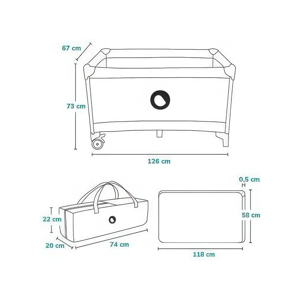Дитячий манеж Lionelo STEFI BEIGE SAND (LO-STEFI BEIGE SAND) - зображення 6