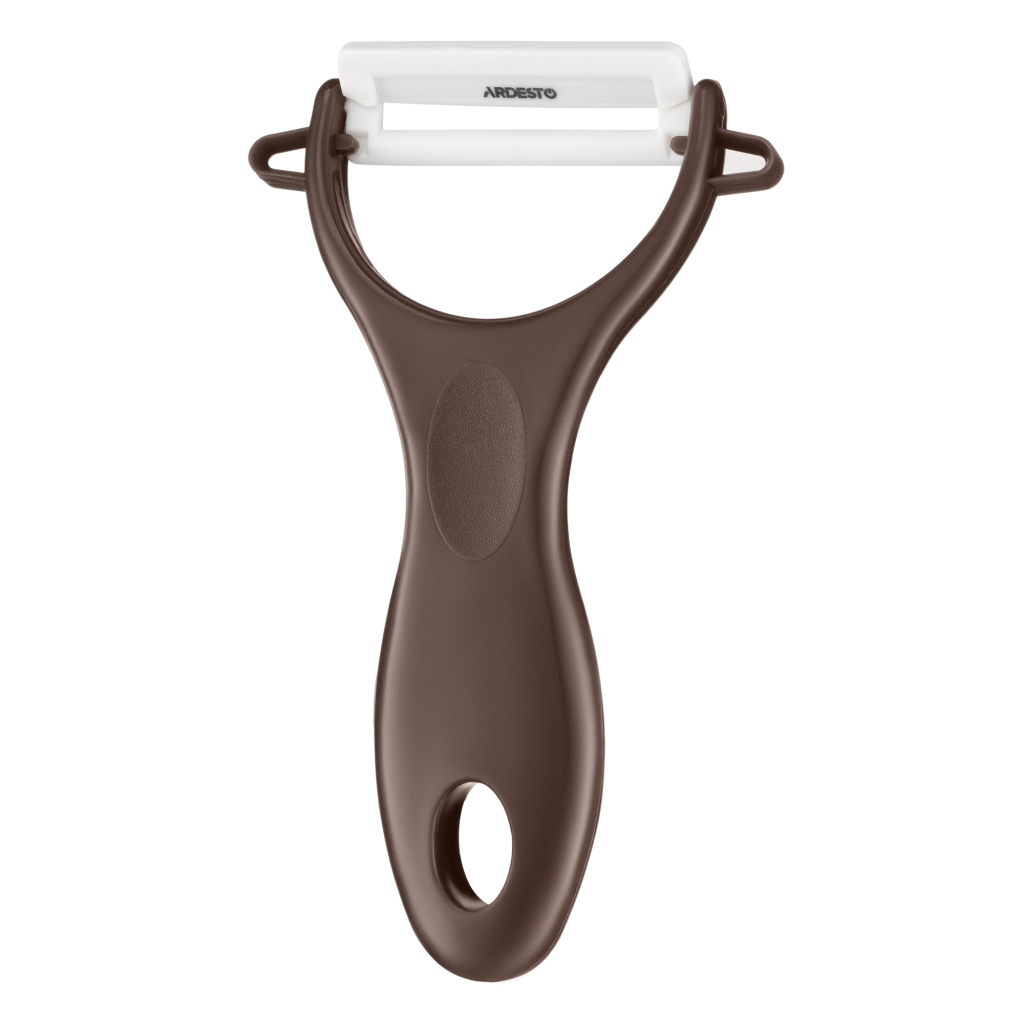 Овочечистка Ardesto Fresh, кераміка, пластик, коричневий (AR2101BR) - зображення 1