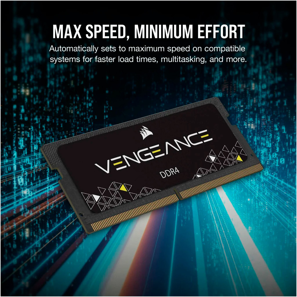 Модуль пам'яті для ноутбука SoDIMM DDR4 8GB 3200 MHz Vengeance Corsair (CMSX8GX4M1A3200C22) - зображення 3