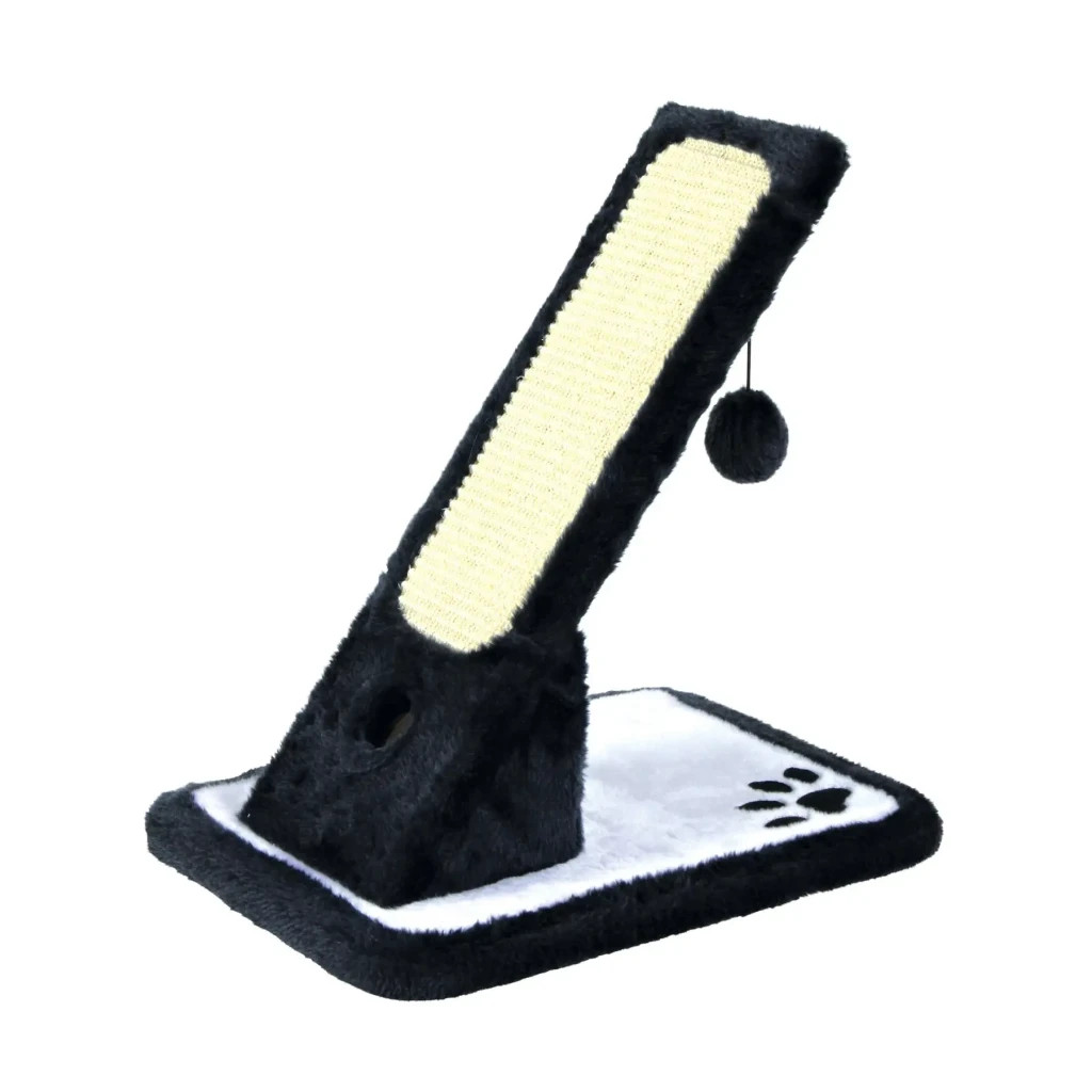 Дряпка (кігтеточка) для котів Trixie двостороння 30х42х40 см (чорно-кремова) (4011905431154) - зображення 1