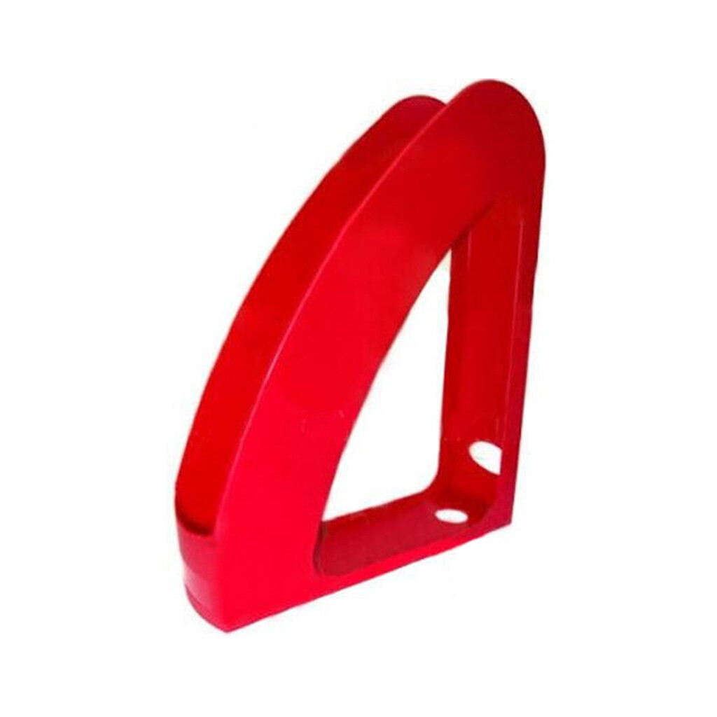 Лоток для паперів Economix вертикальний з передньою стінкою Райдуга пластик, червоний (E80531-23) - зображення 1