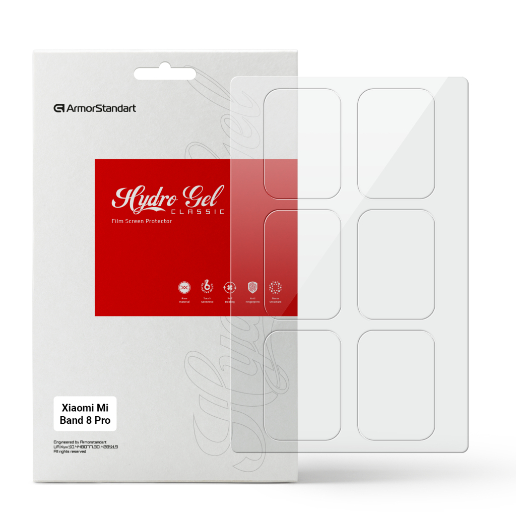 Плівка захисна Armorstandart Xiaomi Mi Band 8 Pro 6 pcs (ARM73340) - зображення 1