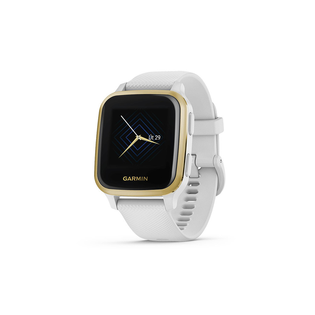 Смарт-годинник Garmin Venu Sq, White/Light Gold (010-02427-11) - зображення 1