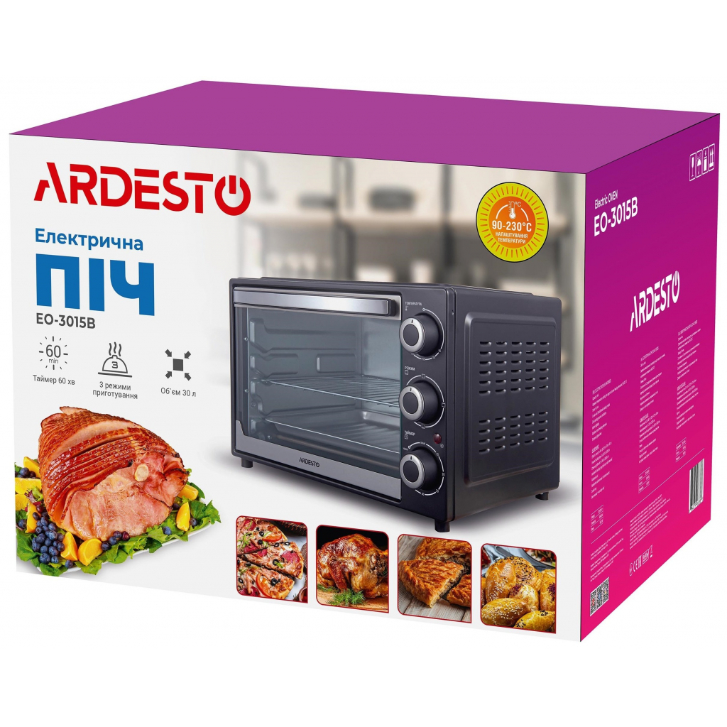 Електропіч Ardesto EO-3015B - зображення 9