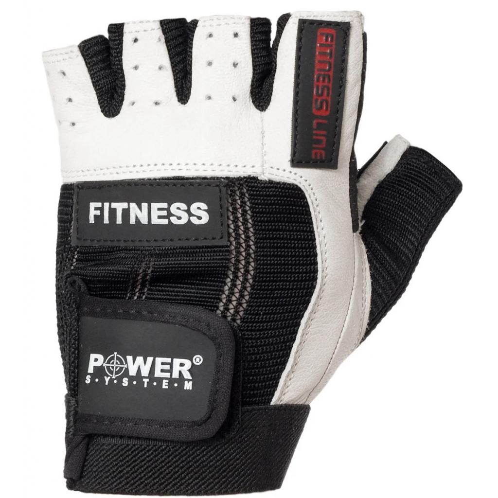 Рукавички для фітнесу Power System Fitness PS-2300 Black/White M (PS-2300_M_Black-White) - зображення 3
