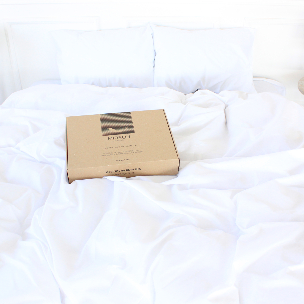Постільна білизна MirSon Ranforce Elite 11-2107 White 220х240 King Size (2200004706474) - зображення 3