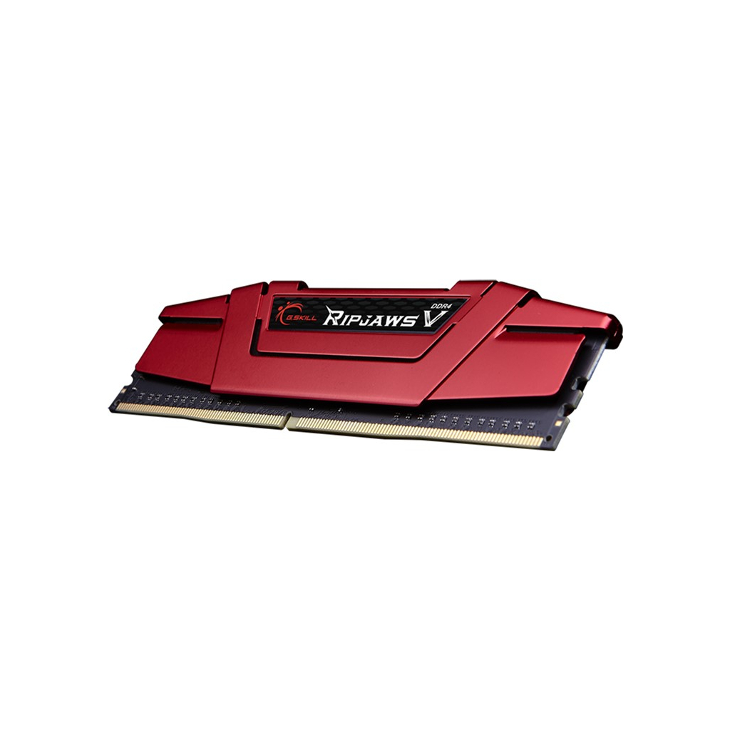 Модуль пам'яті для комп'ютера DDR4 64GB (4x16GB) 3600 MHz Ripjaws V Red G.Skill (F4-3600C19Q-64GVRB) - зображення 3