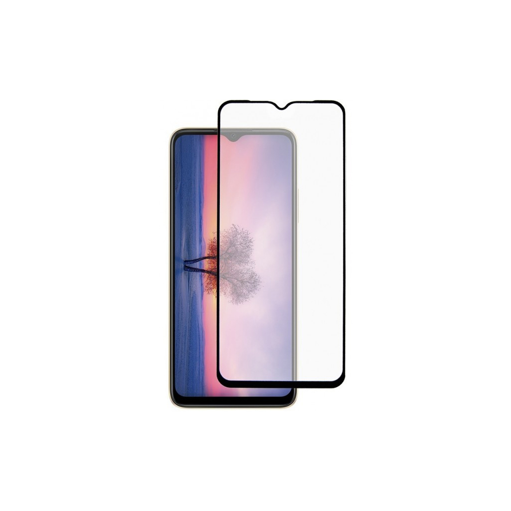 Скло захисне Dengos Full Glue Oppo A17 black frame (TGFG-254) - зображення 2