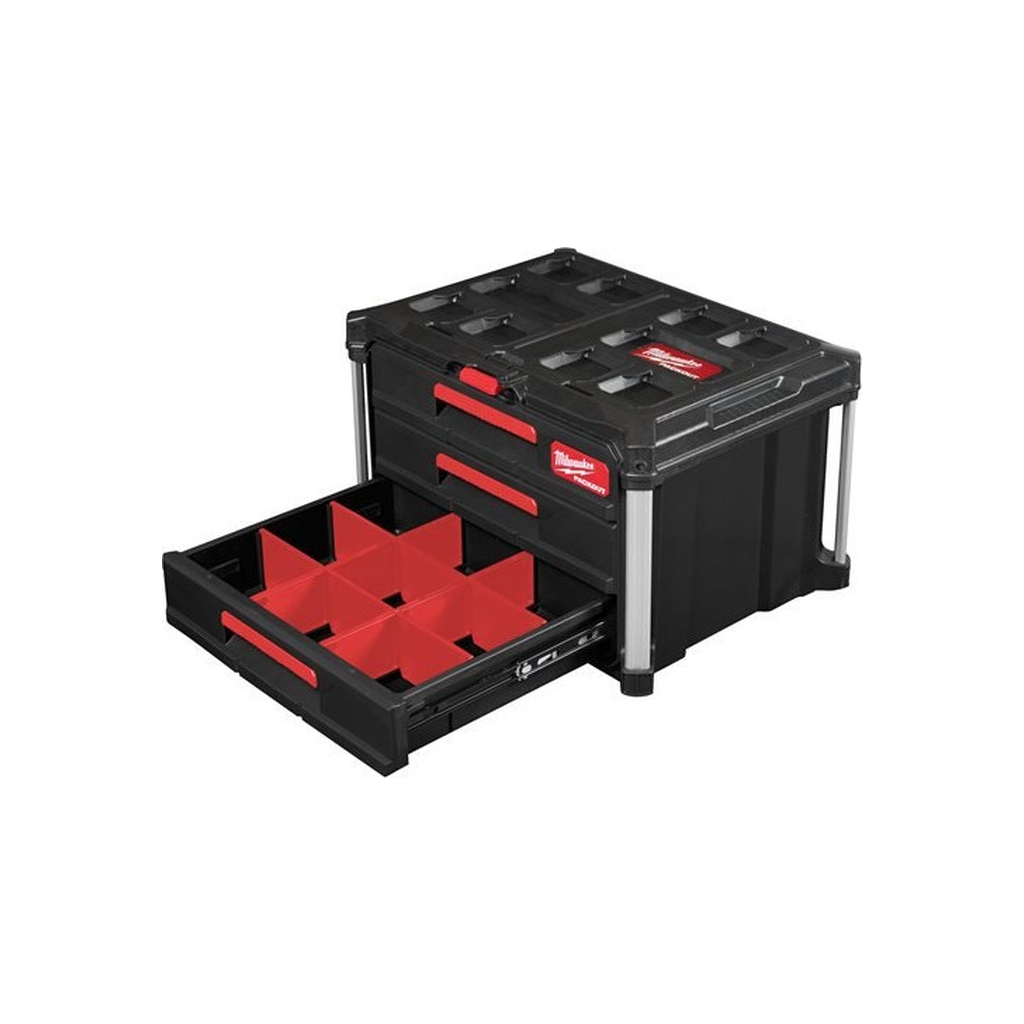 Ящик для інструментів Milwaukee PACKOUT з 3-ма висувними відсіками (4932472130) - зображення 3